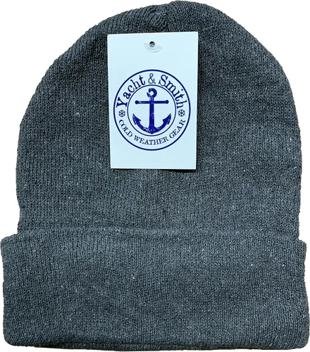 Vista 5 de Yacht & Smith Paquete de 144 gorros térmicos elásticos a granel, gorros de invierno unisex