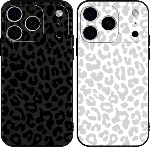 Vista 28 de Paquete de 2 fundas con estampado de guepardo para iPhone 11 de 6.1 Leopardo