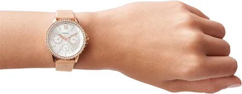 Vista 4 de Fossil Izzy - Reloj de cuarzo para mujer de acero inoxidable