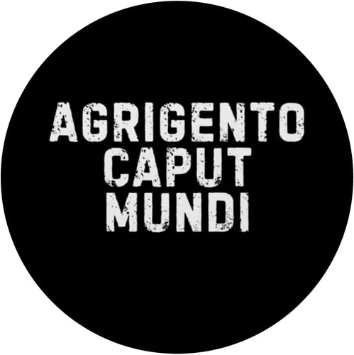 Vista 3 de Agrigento Caput Mundi Città Simpatica Uomo Donna Bambino PopSockets Adhesive PopGrip