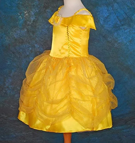 Vista 3 de Lito Angels Disfraz de princesa para niñas con accesorios