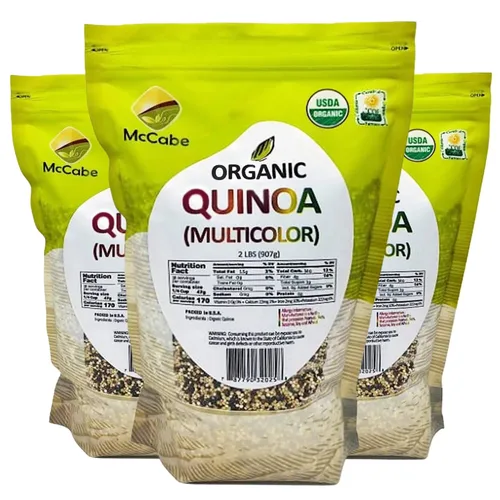 Vista 7 de McCabe Mijo glutinoso orgánico – Mijo glutinoso orgánico para moler harina de mijo entero en casa Rico en fibra y minerales Certificado USDA