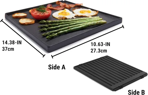 Vista 8 de Broil King 11237 - Plancha serie Gem 300 y Porta Chef 320