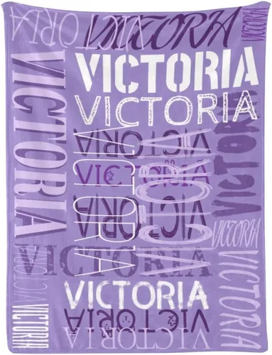 Vista 21 de Dr.TOUGH Manta personalizada con nombre, texto y nombre, para regalos de cumpleaños de adultos o niños, Navidad, regalo de la madre, del padre, día