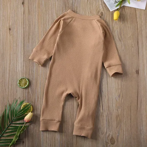 Vista 3 de Kuriozud Mameluco unisex con cremallera para bebé niño y niña