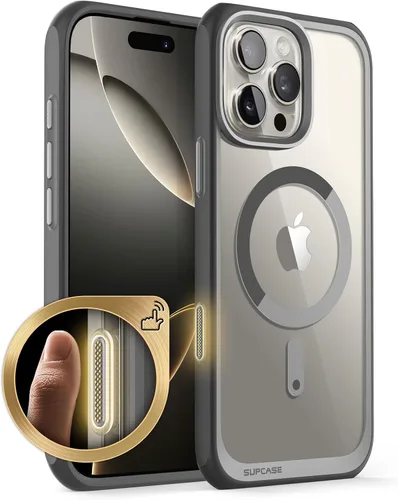 Vista 22 de SUPCASE Funda para iPhone 13 Pro (Unicorn Beetle Mag), [Compatible con MagSafe] [Protección de Grado Militar] Funda Protectora Delgada Transparente