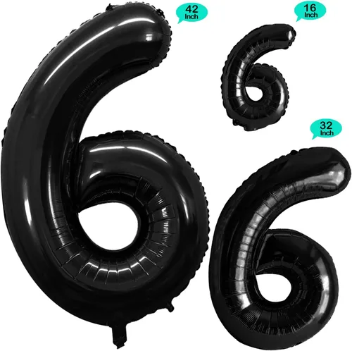 Vista 279 de GOER Globos Número 10 para Decoraciones de Fiesta de 10º Cumpleaños, Globos de Helio de Papel de Aluminio Jumbo de 42 Pulgadas para 10º Aniversario