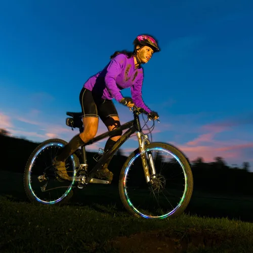Vista 6 de Waybelive LED Bike Wheel and Frame Lights, Waterproof