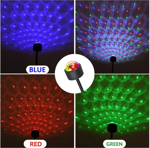 Vista 9 de TITA-DONG Mini lámpara de proyección LED de estrella, 9 modos funcionales, proyector USB, luz ajustable romántica de luz de estrella para coche