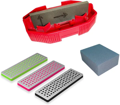 Vista 10 de Kit de Cera para Afinación de Bisel de Borde de Esquí de Snowboard, Herramienta de Snowboard, Afilador Sintonizador de Borde de Esquí, Herramienta