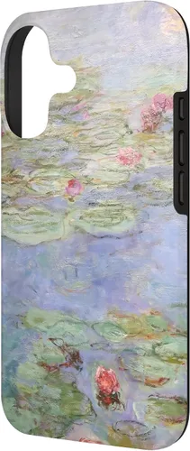 Vista 2 de Monet's Water Lilies Modern Art Impressionism Painting Cover Case for iPhone 17