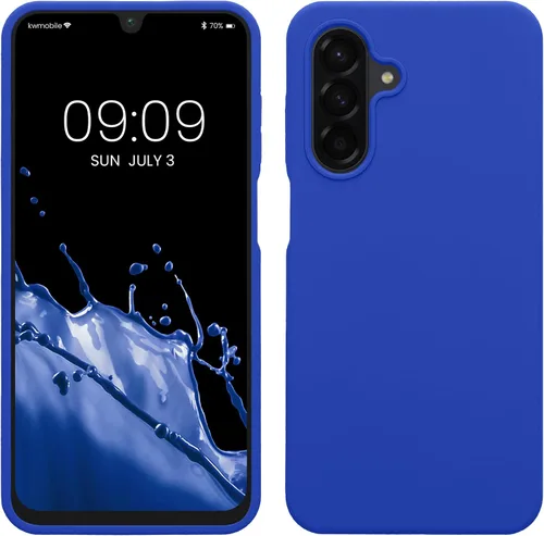 Vista 243 de kwmobile Funda Compatible con Samsung Galaxy A14 5G - Funda de teléfono de TPU y silicona con acabado suave - Verde Lima