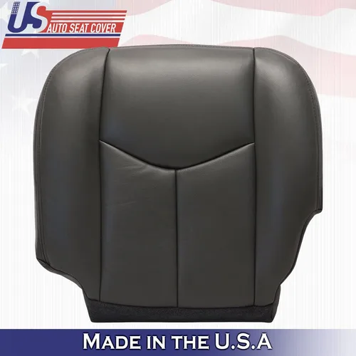 Vista 2 de 2003 2004 2005 2006 para Chevy/GMC Duramax Truck Driver Bottom Seat Cover Gris Oscuro