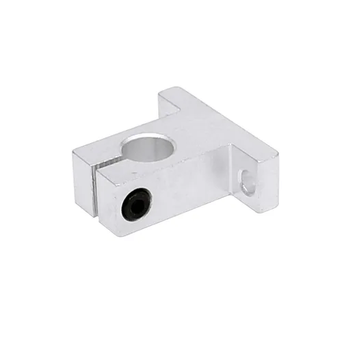 Vista 4 de FKG SK12 - Soporte de guía de sujeción de riel de movimiento lineal de aluminio para eje de 0.472 in de diámetro, juego de 2
