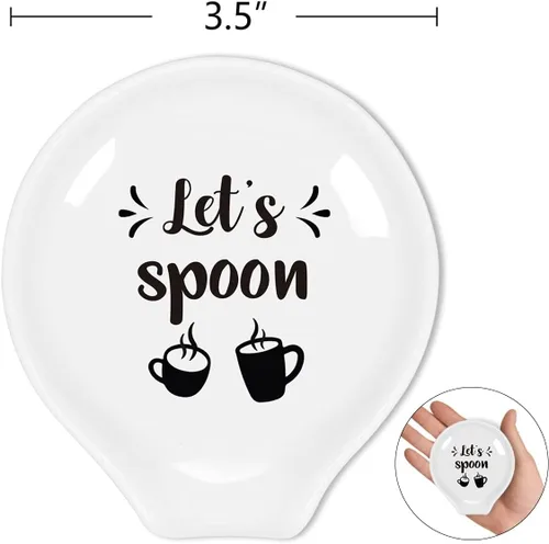 Vista 2 de Littlefa Soporte para cuchara de café, soporte para cucharas de café