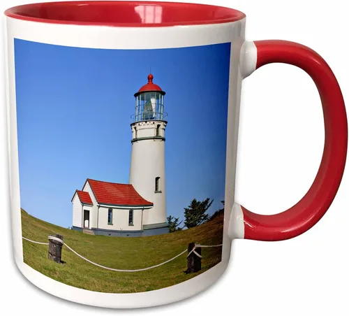 Vista 15 de 3dRose Taza de café, tamaño – 11oz – Faro de Cabo Blanco SP, Port Orford Oregon – US38 MGI0164 – Mark Gibson Lighthouses – divertido regalo de taza