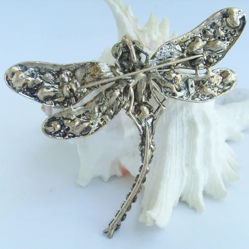 Vista 5 de Sindary - Broche con diseño de libélula de insectos (3.9in)