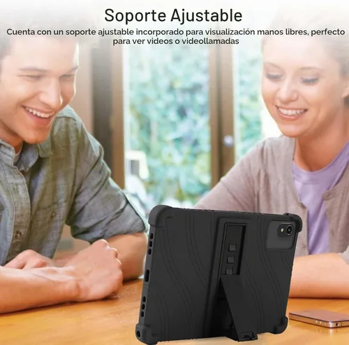 Vista 5 de Funda para tablet ApoloSign EP1095T/ApoloMedia EP1095T de 11 pulgadas, funda protectora de silicona suave, apta para niños, cubierta de tableta