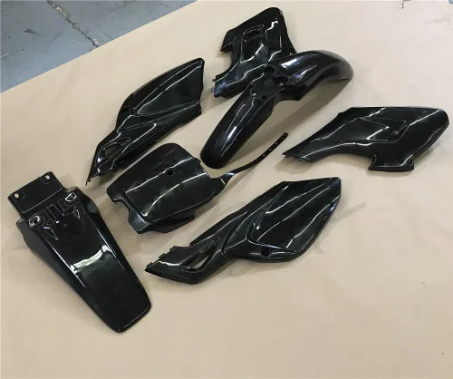 Vista 2 de HONGK - Kit de 7 cubiertas de carenado de plástico negro compatibles con Baja Dirt Runner 125 [B076XXKZ6J]