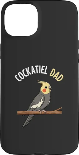 Vista 9 de Bird: Cockatiel Dad, Proud Parrot Parent Vibe Case for iPhone 16