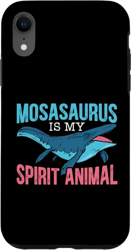 Vista 8 de Funda de dinosaurio para iPhone 15 Mosasaurus Is My Spirit Animal Paleontólogo