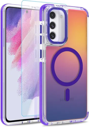 Vista 197 de Funda magnética para Google Pixel 10 Pro XL [compatible con Magsafe] [bonito diseño fluorescente de moda] a prueba de golpes, delgada, translúcida