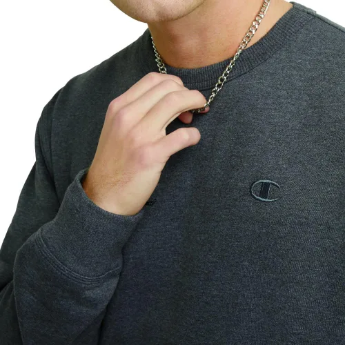 Vista 146 de Champion Sudadera de forro polar de peso medio con cuello redondo para hombre (regular o grande y alto)