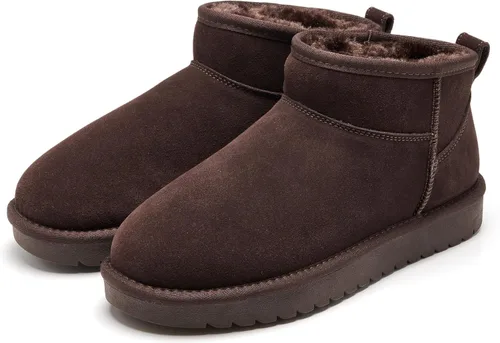 Vista 13 de Project Cloud 100% Cuero Genuino Botas Botas de Tobillo para Mujer Zapatos Castaño