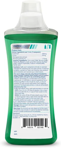Vista 2 de Virbac C.E.T. Aquadent Solución Dental para Perros y Gatos (8.5 fl oz)