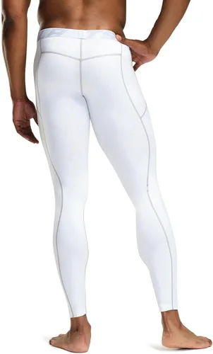 Vista 3 de TSLA - Pantalones de compresión térmica para hombres, calzas deportivas para correr, ropa base de invierno