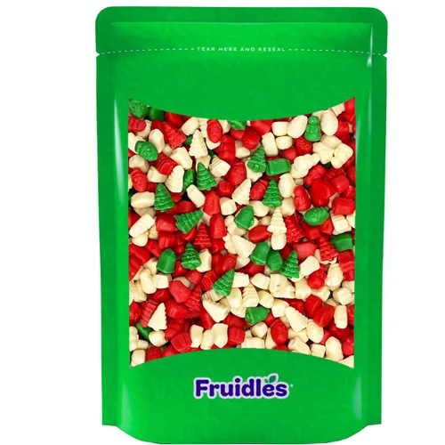 Vista 5 de Fruidles Navidad Mello Cremes Gomitas Osos de Gomita, Caramelos Dulces de Confección Tradicionales, Antiguo Estilo, Vegano, Sin Gluten (2 Libras)