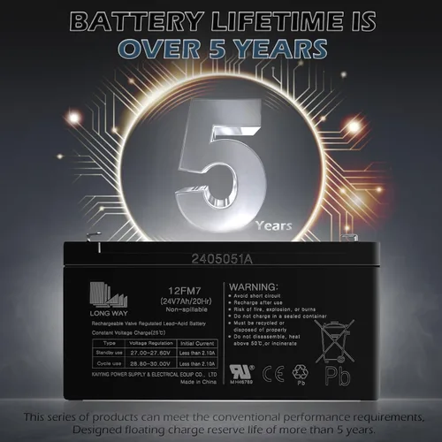Vista 3 de OTTARO - Batería de 24 V 7 AH para autos de 24 voltios, tamaño 7.4 x 4.05 x 4 pulgadas