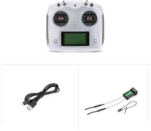 Vista 8 de Receptor para dron cuadricóptero RC Flysky FS-I6S 10 canales 2.4 G AFHDS 2 A RC transmisor de control con FS-iA6B