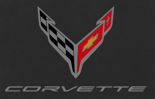 Vista 3 de JH DESIGN GROUP Camiseta de manga larga con cuello redondo y emblema Chevy Corvette C8 para hombre