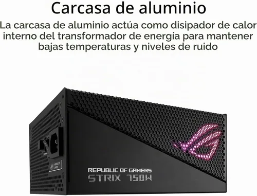 Vista 2 de ASUS ROG Strix 750W Oro Edición Aura