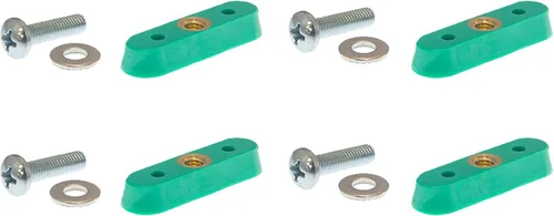 Vista 6 de MICRO JIG - Juego de 6 tuercas de cola de milano MATCHFIT Verde/Negro