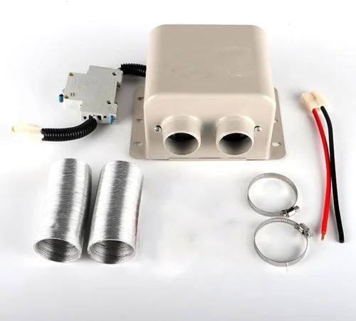 Vista 3 de CYDZSW Calentador de coche de 12 V 800 W, alimentado por batería, desempañador de ventana de parabrisas, kit de calentador eléctrico de asiento