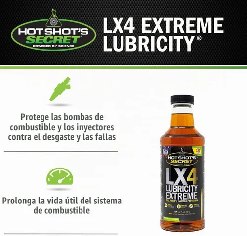 Vista 3 de Hot Shot's Secret Aditivo de combustible extremo de lubricidad LX4, 32 oz