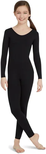 Vista 2 de Capezio Unitard básico de manga larga para niñas