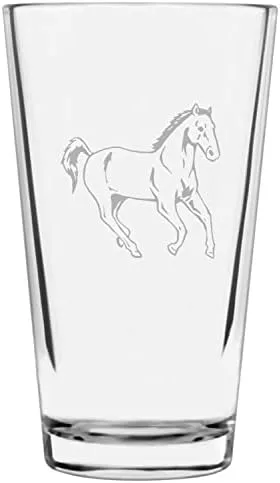 Vista 74 de Shetland Pony (cuerpo) - Vaso de pinta grabado con temática de caballo alternativo de 16 onzas