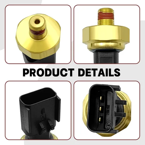 Vista 2 de 5149062AA Sensor de presión de aceite de motor Interruptor remitente compatible con Dodge Avenger 2011-2014, Caliber 2009-2010, Grand Caravan 3.6L