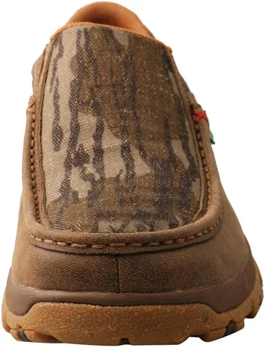 Vista 3 de Twisted X Moc de conducción Chukka con cordones para hombre con CellStretch