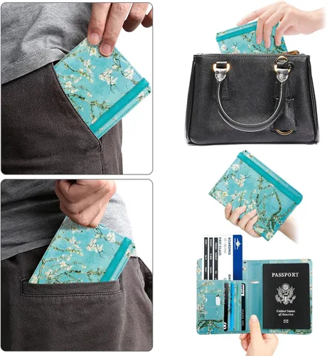 Vista 7 de Walnew RFID - Funda para pasaporte