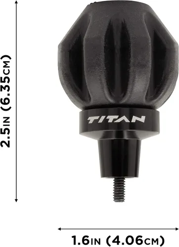Vista 2 de Allen Company Titán Crossbow Bolt De-Cocking Head, roscas de flecha estándar AMO/ATA, silicona/acero, negro
