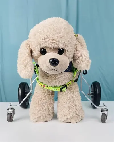 Vista 2 de Adjustable Dog Wheelchair for Back Legs - Mobility Cart for Injured Pets, Supportive Walker for Small Dogs (Size 2X-Small) - Enhance Mobility &