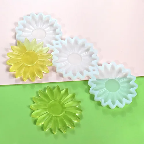 Vista 12 de mostsom Moldes de silicona para piruletas, moldes de silicona para piruletas de chocolate, con diseño de hojas, flores, dulces, sin palillos, 2