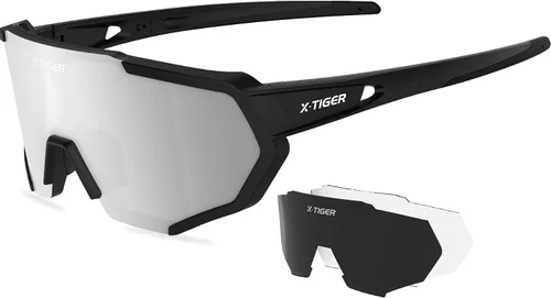 Vista 16 de X-TIGER Polarized Sports Sunglasses with 5 Interchangeable Lenses