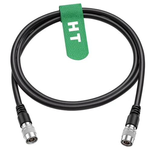 Vista 2 de Hirose 6 pin macho a 6 pin macho cable para audio KFD herramienta radio Thorlabs obturador controlador 3.3 ft