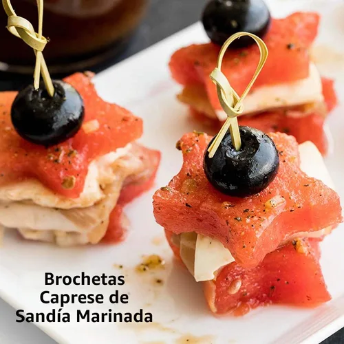 Vista 6 de JapanBargain - Pinchos de bambú con extremo doblado, 4 pulgadas, 100