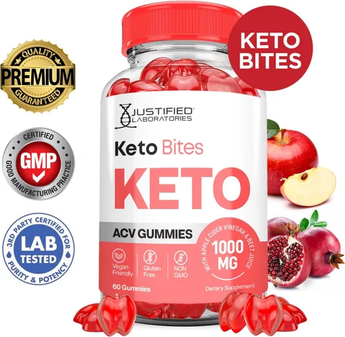 Vista 2 de Justified Laboratories Gomitas Keto Bites Keto ACV (1000 mg) 60